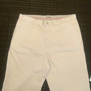 Khaki Flat Front Pants